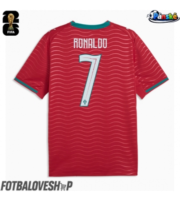 Portugalsko Cristiano Ronaldo #7 Domácí Dres MS 2026 Krátký Rukáv